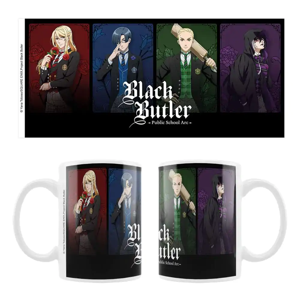 Black Butler: Public School Arc Keramiktasse Edgar, Lawrence, Herman & Gregory Produktfoto