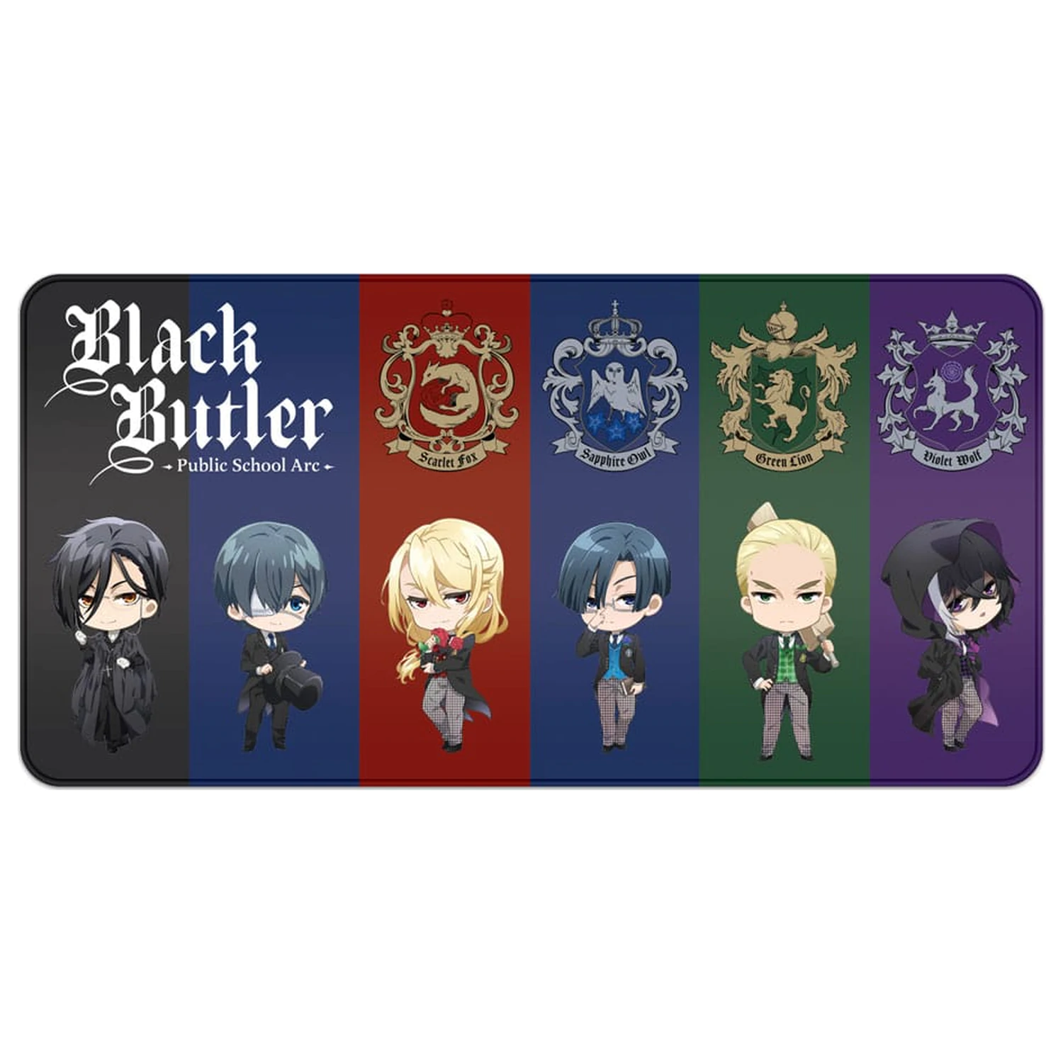 Black Butler XXL Mauspad Chibi & Emblem Produktfoto