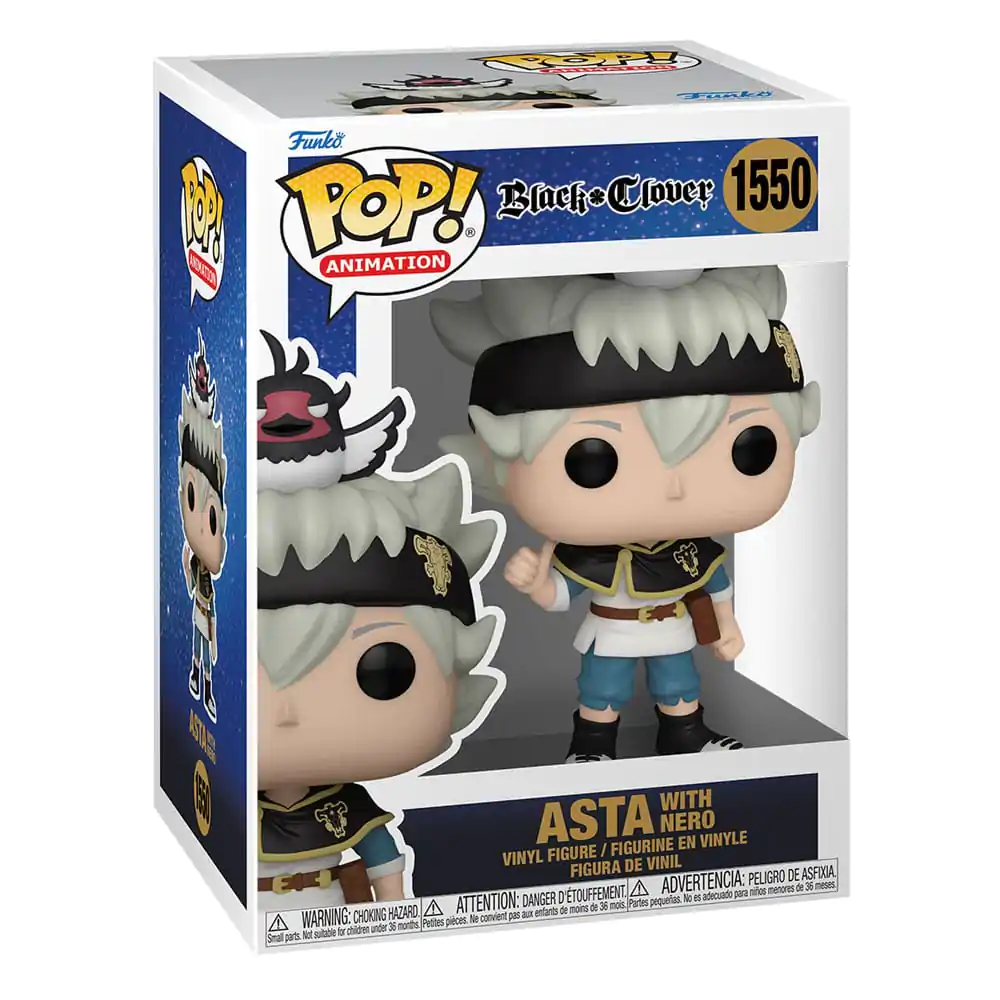 Black Clover POP! Animation Vinyl Figur Asta w/Nero 9 cm termékfotó