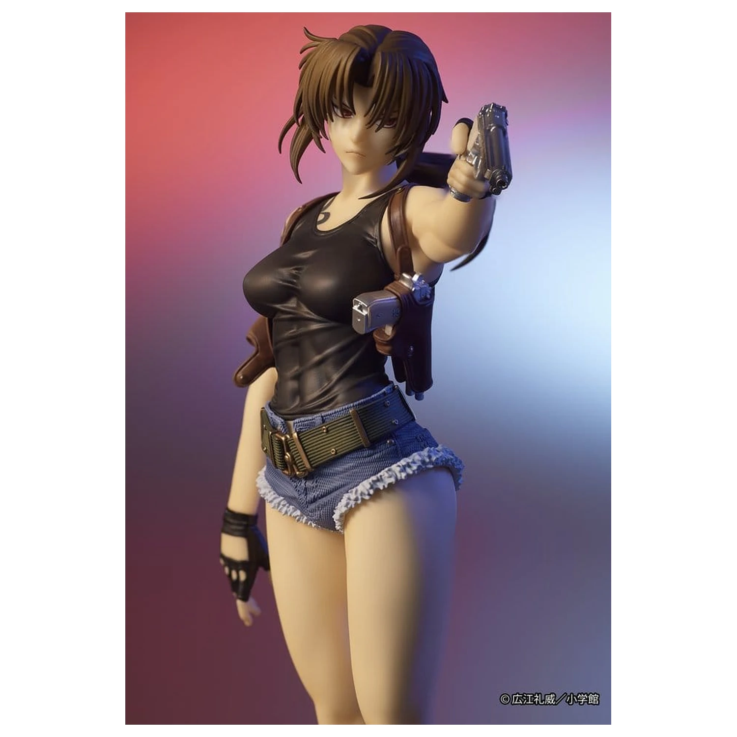 Black Lagoon Digsta PVC Figur Revy 8 cm Produktfoto