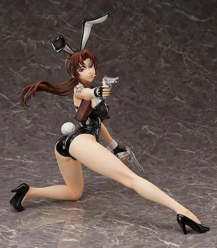 Black Lagoon PVC Statue 1/4 Revy Bare Leg Bunny Version 35 cm Produktfoto