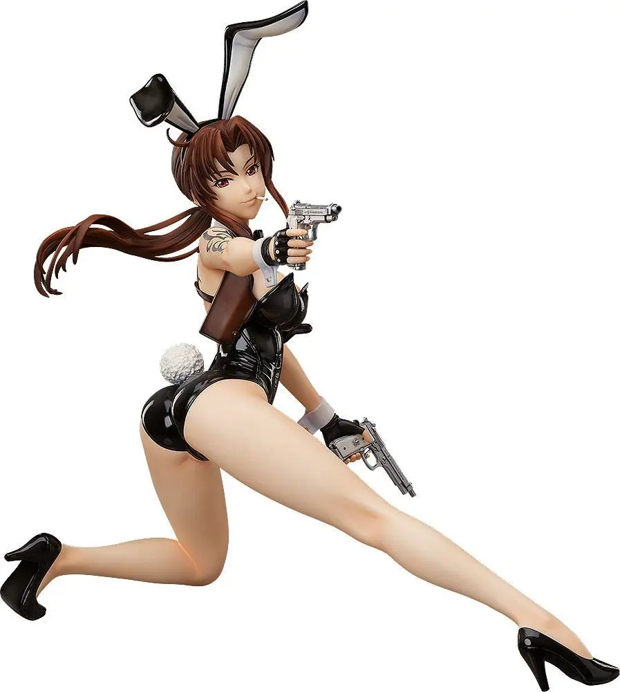 Black Lagoon PVC Statue 1/4 Revy Bare Leg Bunny Version 35 cm Produktfoto