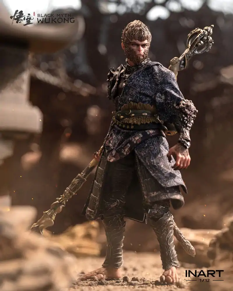 Black Myth: Wukong Actionfigur 1/12 The Destined One in the Bronze Armor Set Deluxe Ver. 16 cm Produktfoto