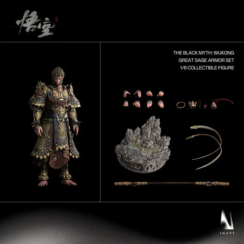 Black Myth: Wukong Actionfigur 1/6 Great Sage Armor Wukong 40 cm Produktfoto