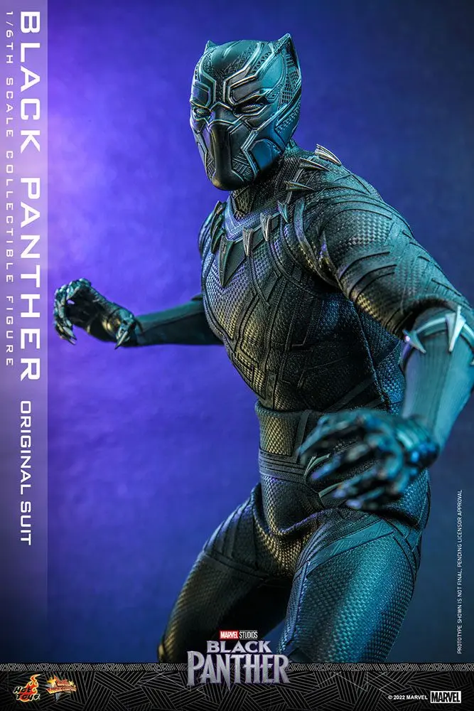 Black Panther Movie Masterpiece Action Figur 1/6 Black Panther (Original Suit) 31 cm Produktfoto