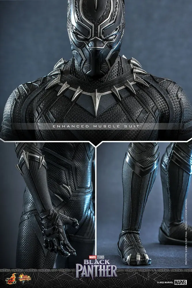 Black Panther Movie Masterpiece Action Figur 1/6 Black Panther (Original Suit) 31 cm Produktfoto
