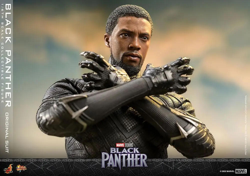 Black Panther Movie Masterpiece Action Figur 1/6 Black Panther (Original Suit) 31 cm Produktfoto