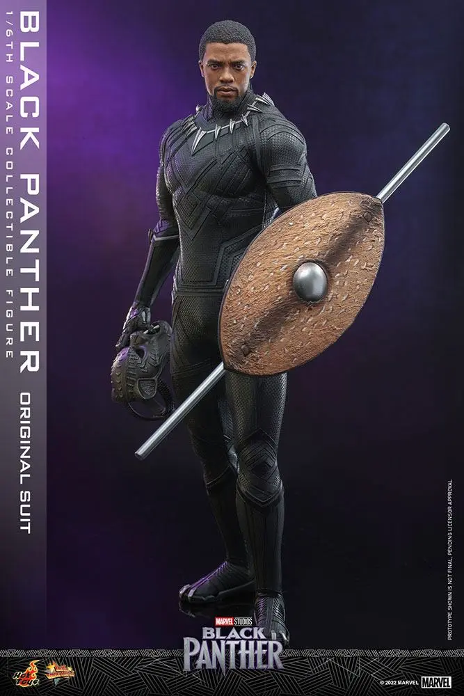Black Panther Movie Masterpiece Action Figur 1/6 Black Panther (Original Suit) 31 cm Produktfoto