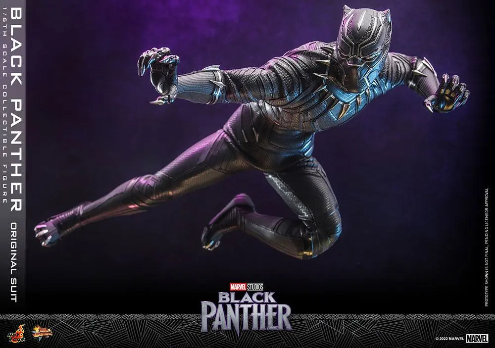 Black Panther Movie Masterpiece Action Figur 1/6 Black Panther (Original Suit) 31 cm Produktfoto