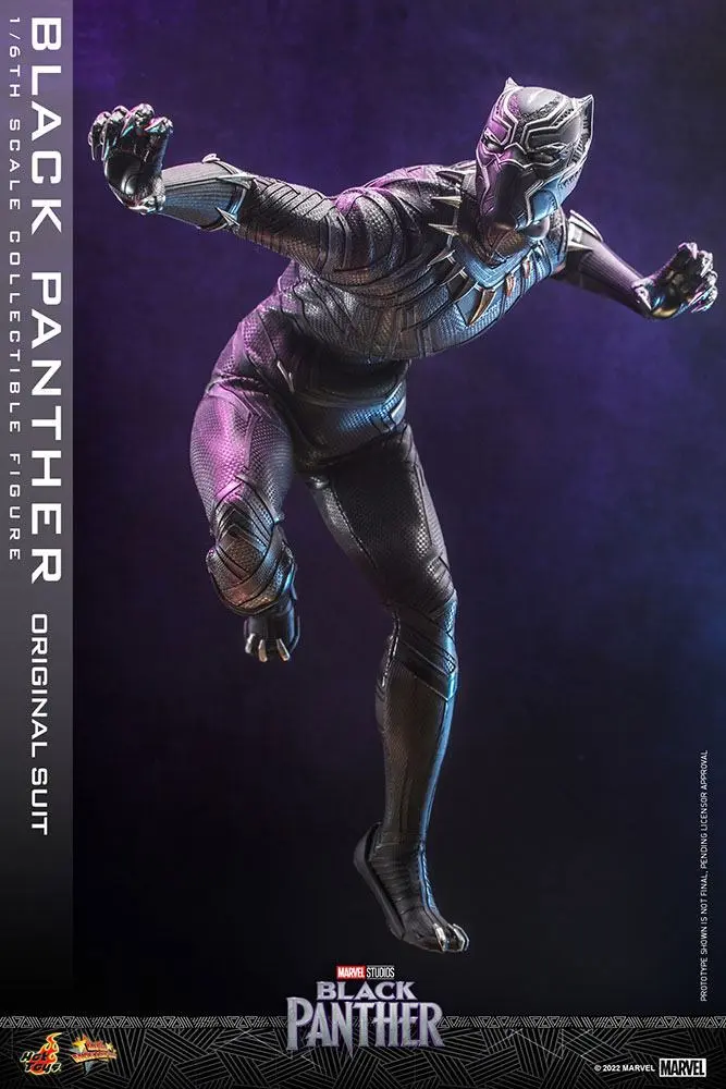 Black Panther Movie Masterpiece Action Figur 1/6 Black Panther (Original Suit) 31 cm Produktfoto