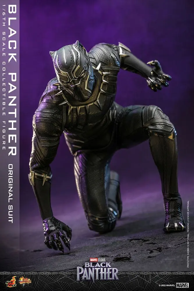 Black Panther Movie Masterpiece Action Figur 1/6 Black Panther (Original Suit) 31 cm Produktfoto