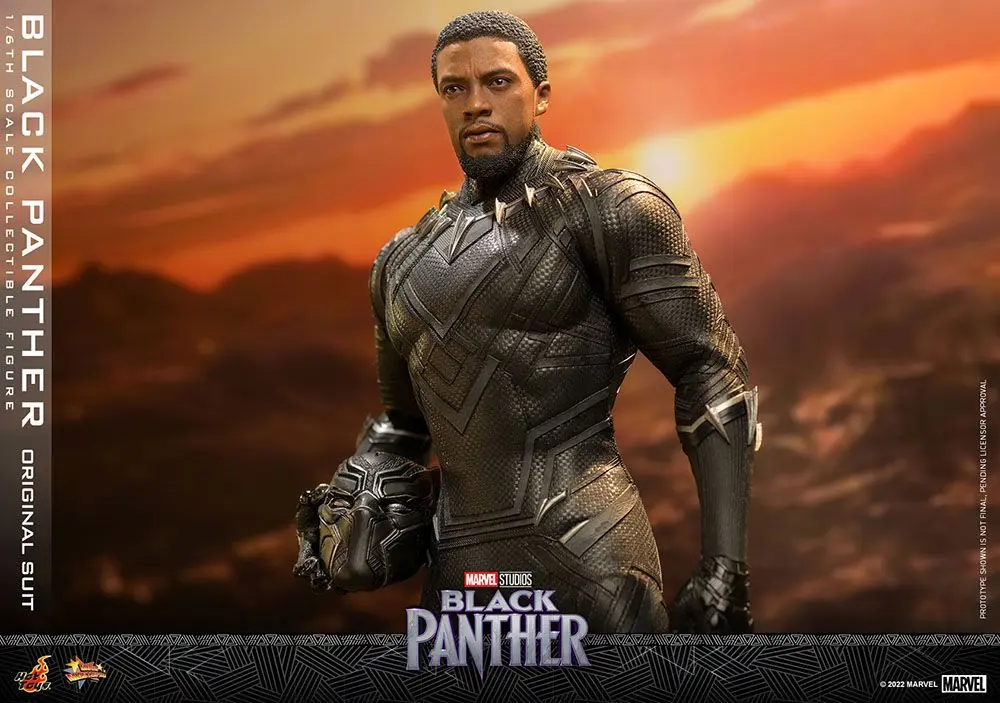 Black Panther Movie Masterpiece Action Figur 1/6 Black Panther (Original Suit) 31 cm Produktfoto