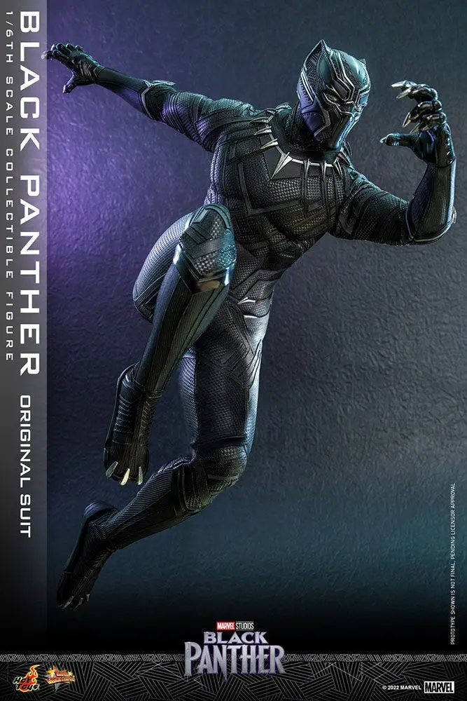 Black Panther Movie Masterpiece Action Figur 1/6 Black Panther (Original Suit) 31 cm Produktfoto