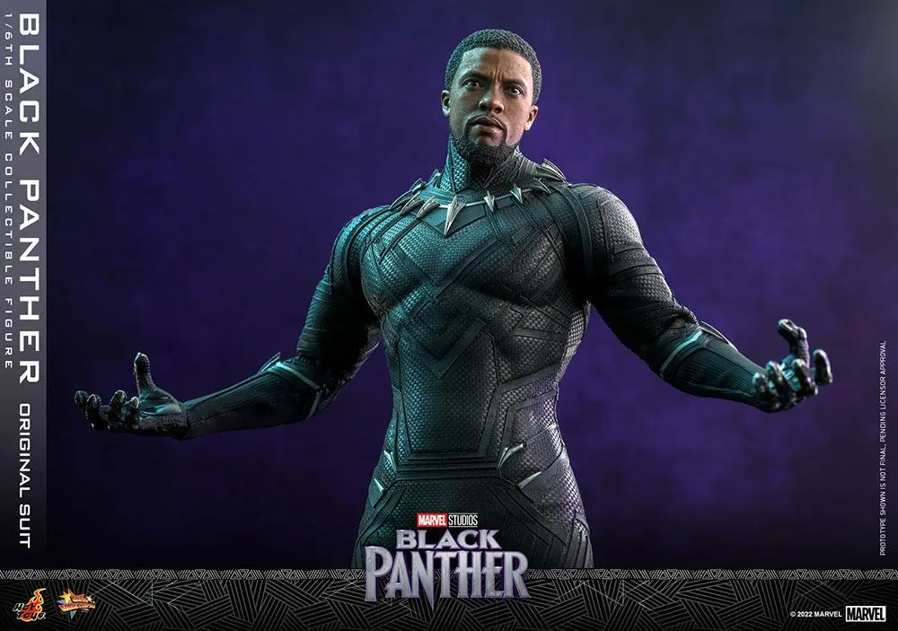 Black Panther Movie Masterpiece Action Figur 1/6 Black Panther (Original Suit) 31 cm Produktfoto