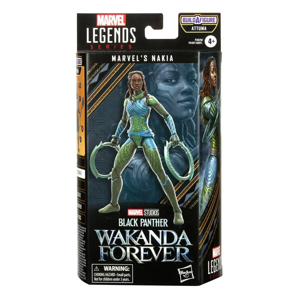 Black Panther: Wakanda Forever Marvel Legends Series Actionfigur Attuma BAF: Marvel's Nakia 15 cm termékfotó