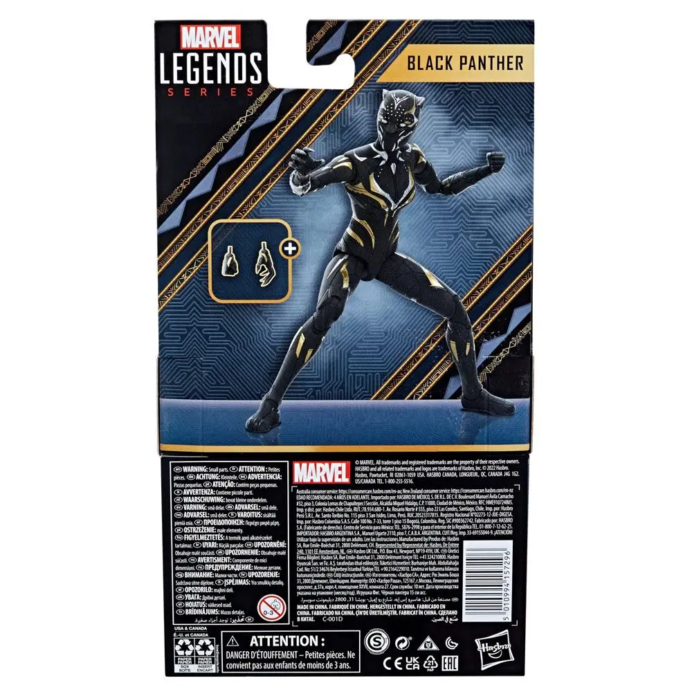 Black Panther: Wakanda Forever Marvel Legends Series Actionfigur Black Panther 15 cm termékfotó