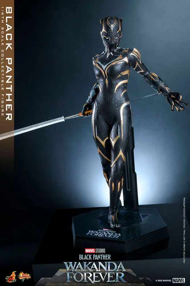 Black Panther: Wakanda Forever Movie Masterpiece Actionfigur 1/6 Black Panther 28 cm termékfotó