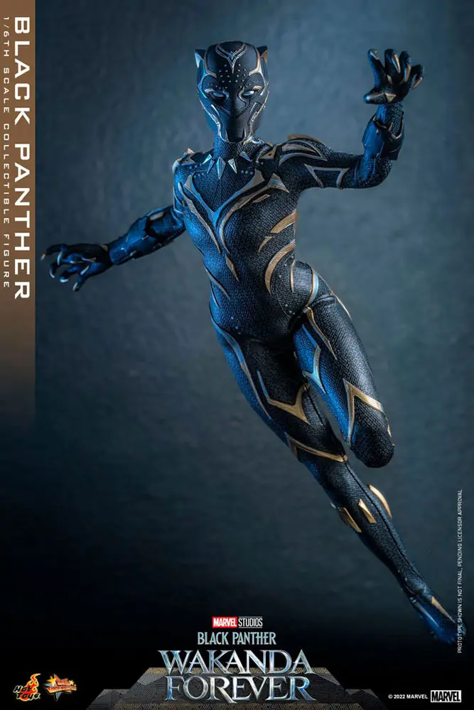 Black Panther: Wakanda Forever Movie Masterpiece Actionfigur 1/6 Black Panther 28 cm Produktfoto