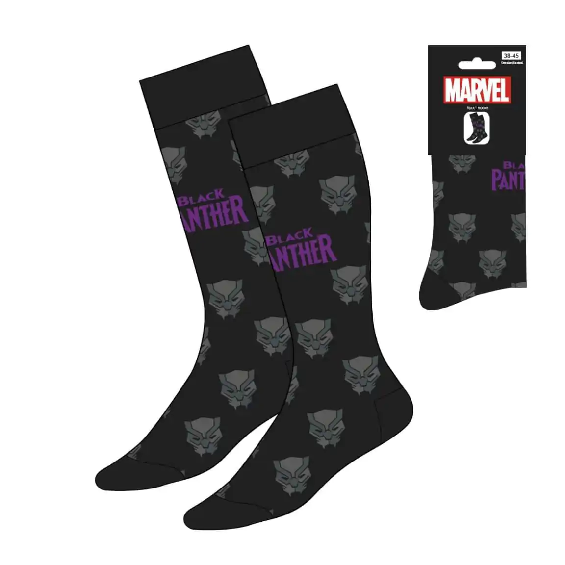 Black Panther Socken Black Panther 38-45 Produktfoto