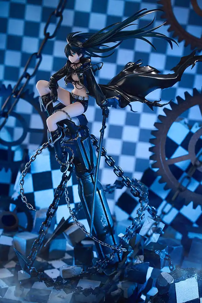 Black Rock Shooter PVC Statue 1/7 Black Rock Shooter: Pilot Edition Ver. 29 cm Produktfoto