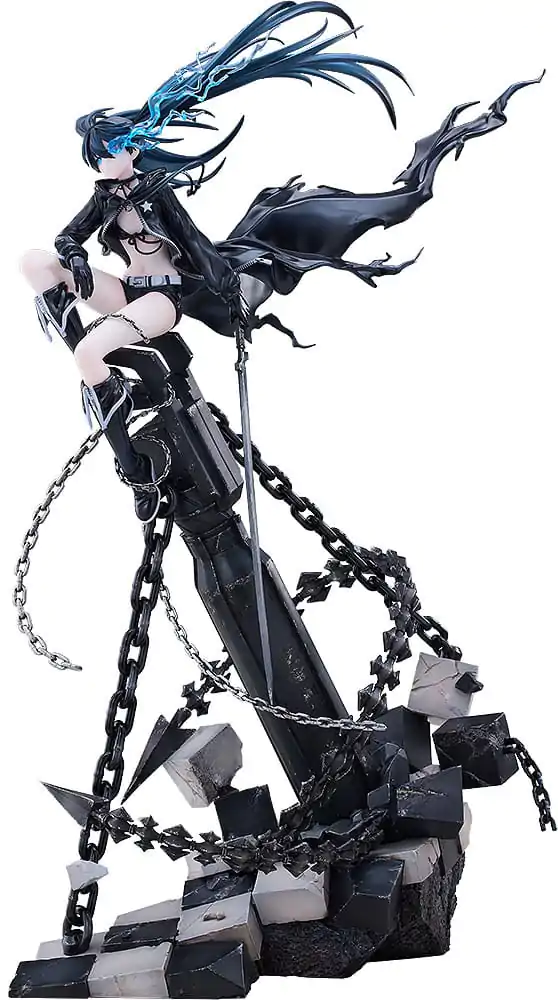 Black Rock Shooter PVC Statue 1/7 Black Rock Shooter: Pilot Edition Ver. 29 cm Produktfoto