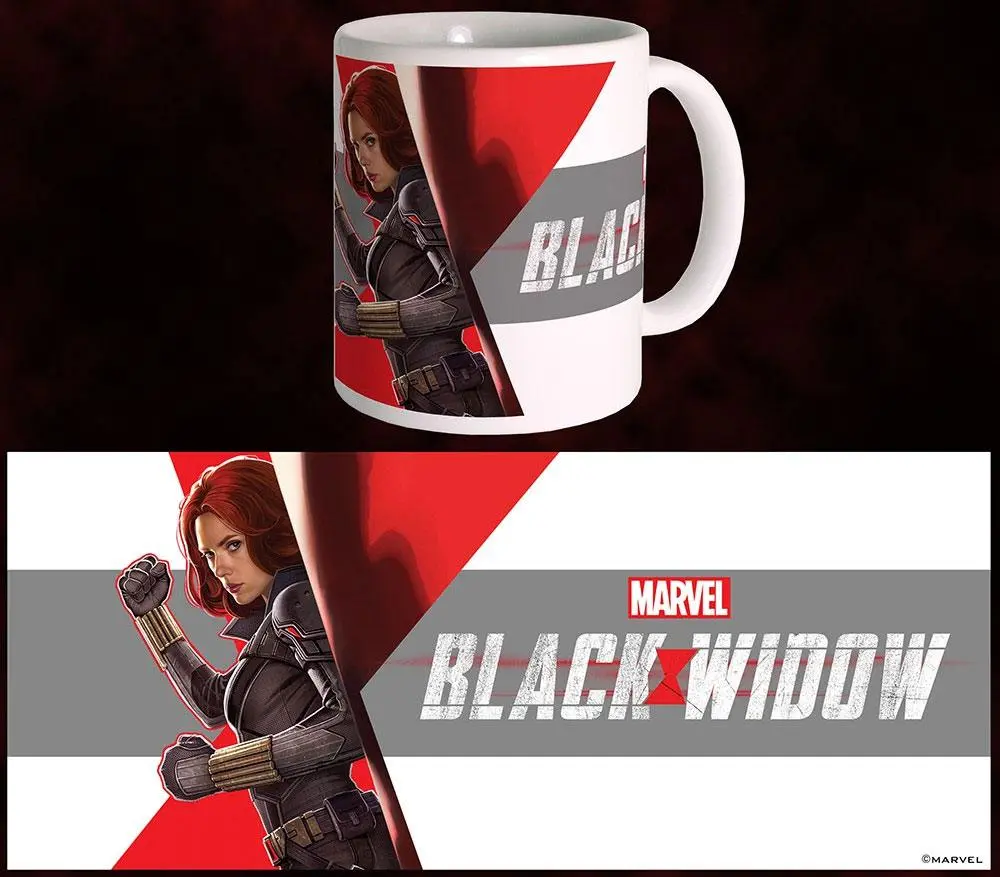 Black Widow Movie Tasse Side Produktfoto