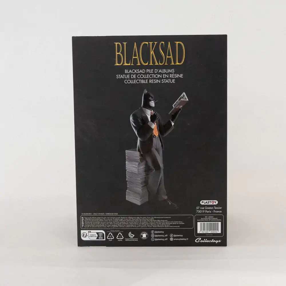 Blacksad: Blacksad on a Pile of Comics Figur Produktfoto