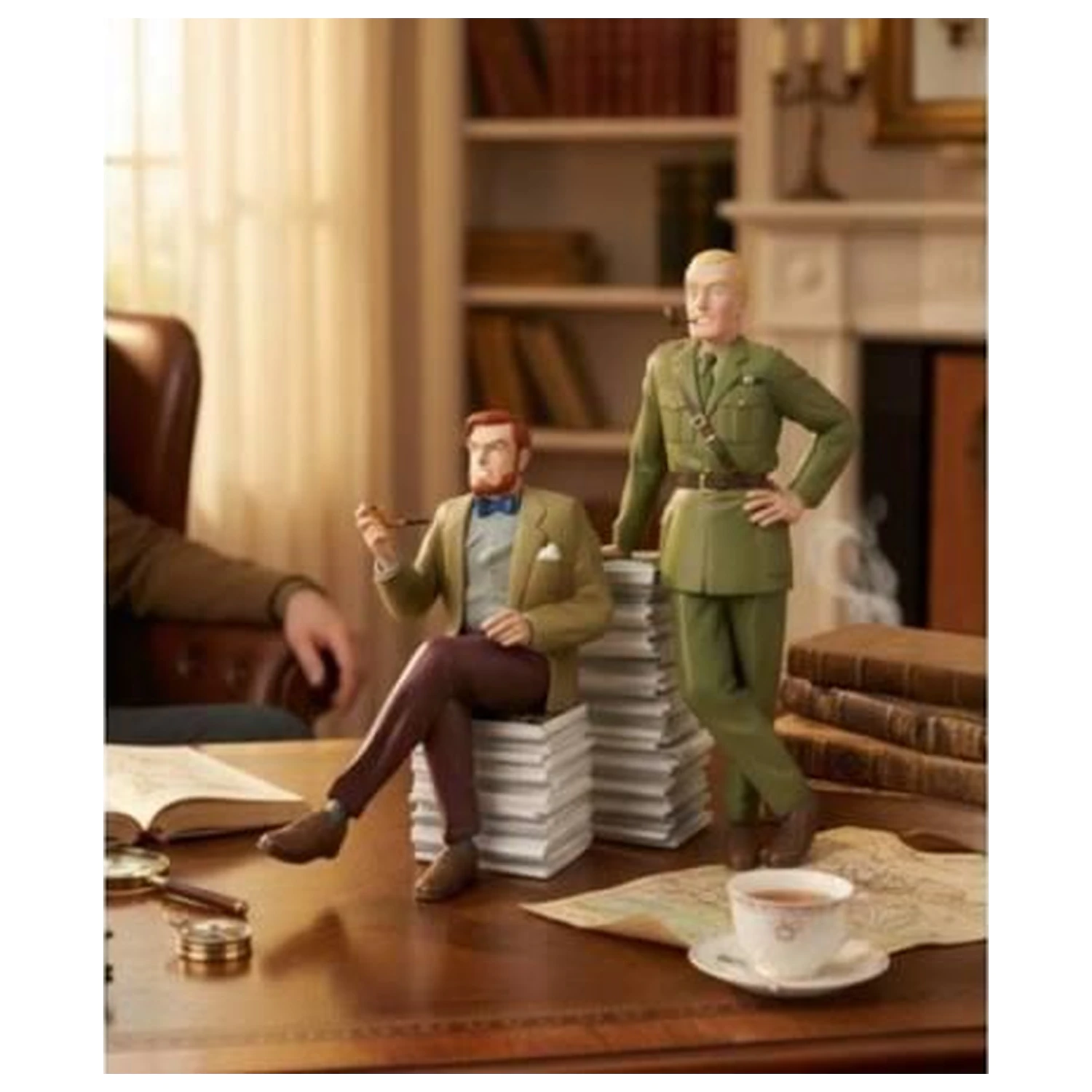 Blake et Mortimer albums Stapel Figur 25 cm Produktfoto