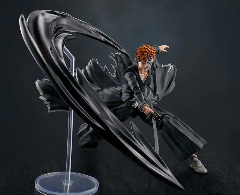 Bleach S.H. Figuarts Action Figur Ichigo Kurosaki Getsugatensho 15 cm Produktfoto