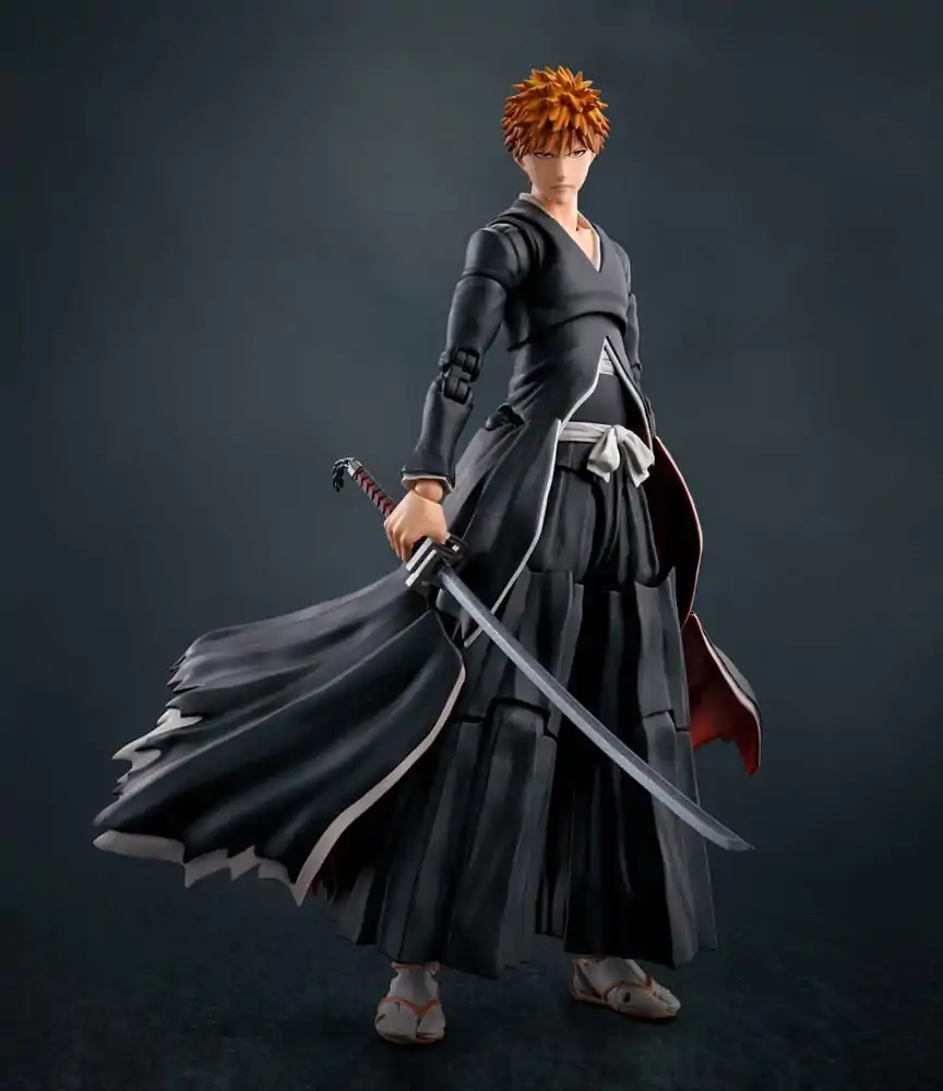 Bleach S.H. Figuarts Action Figur Ichigo Kurosaki Getsugatensho 15 cm Produktfoto