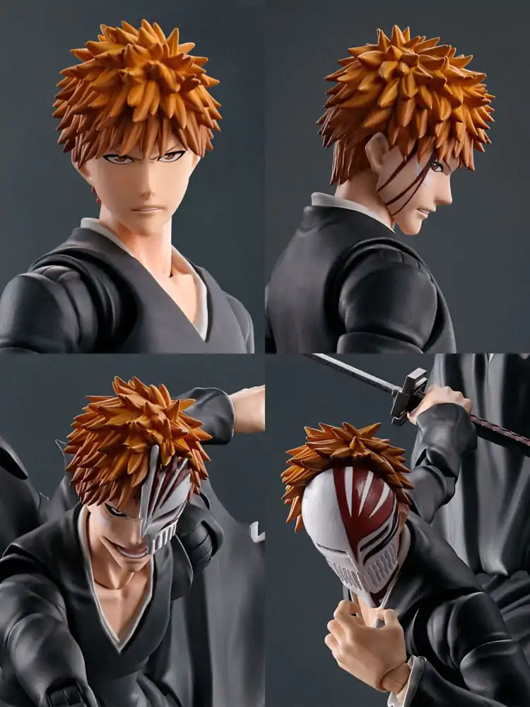 Bleach S.H. Figuarts Action Figur Ichigo Kurosaki Getsugatensho 15 cm Produktfoto