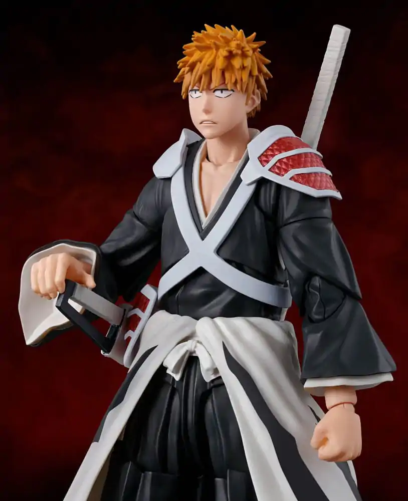 Bleach: Thousand-Year Blood War S.H. Figuarts Actionfigur Ichigo Kurosaki Dual Zangetsu 16 cm termékfotó