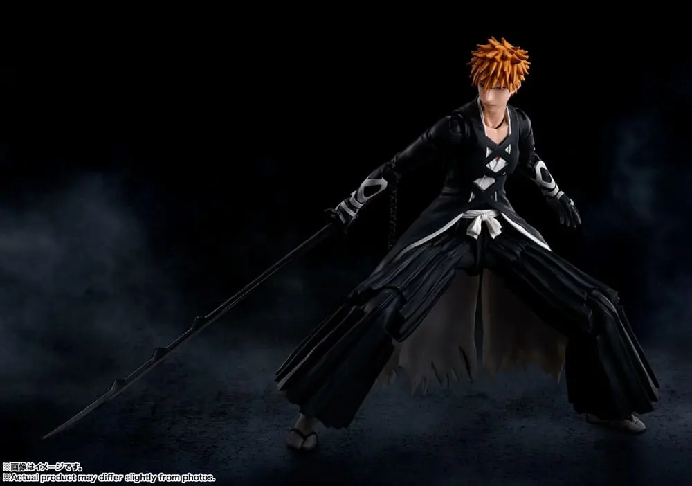 Bleach: Thousand-Year Blood War S.H. Figuarts Actionfigur Ichigo Kurosaki (Bankai Tensa Zangetsu) 16 cm termékfotó