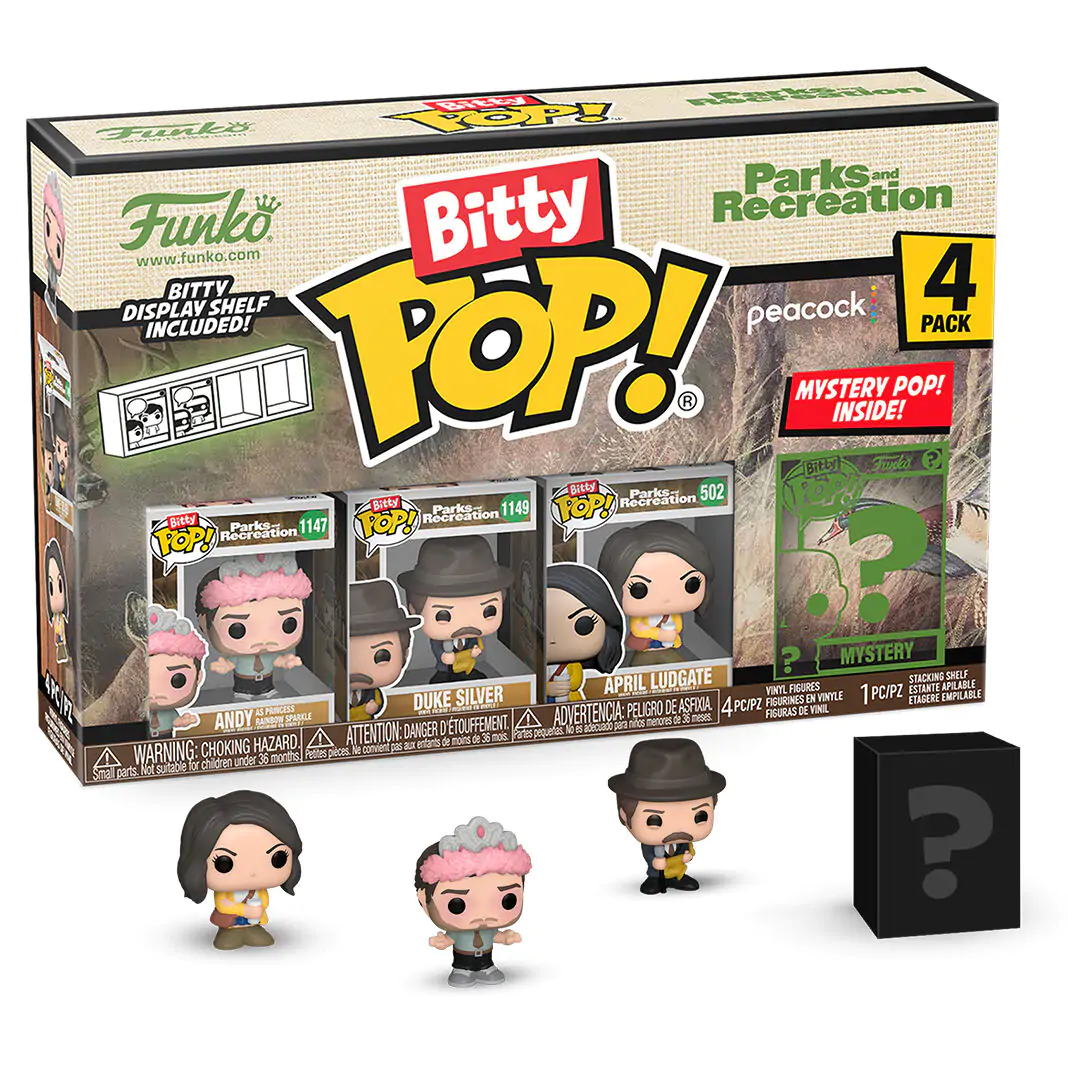 Park and Recreation Bitty POP! Vinyl Figuren 4er-Pack Andy termékfotó