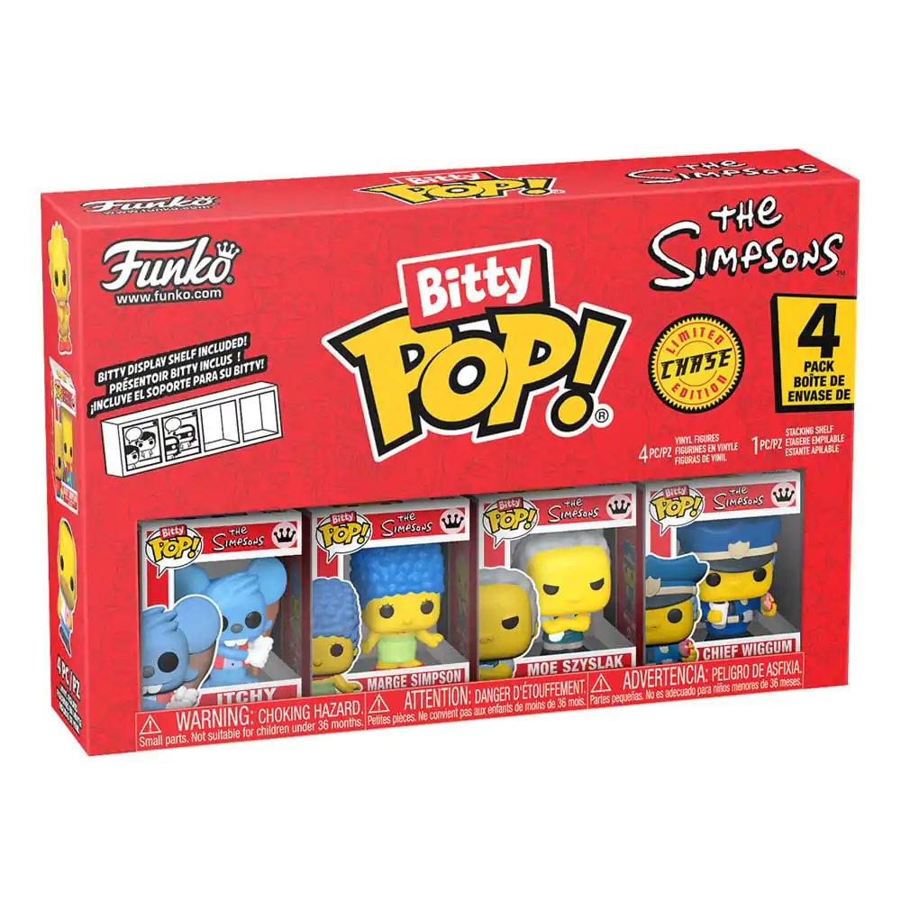 Bitty Funko POP The Simpsons Vinyl Figur 4er-Packung Itchy Produktfoto