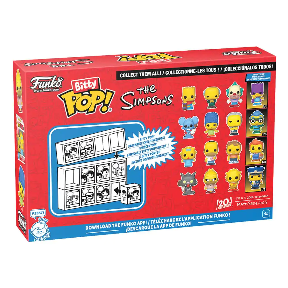 Bitty Funko POP The Simpsons Vinyl Figur 4er-Packung Itchy Produktfoto