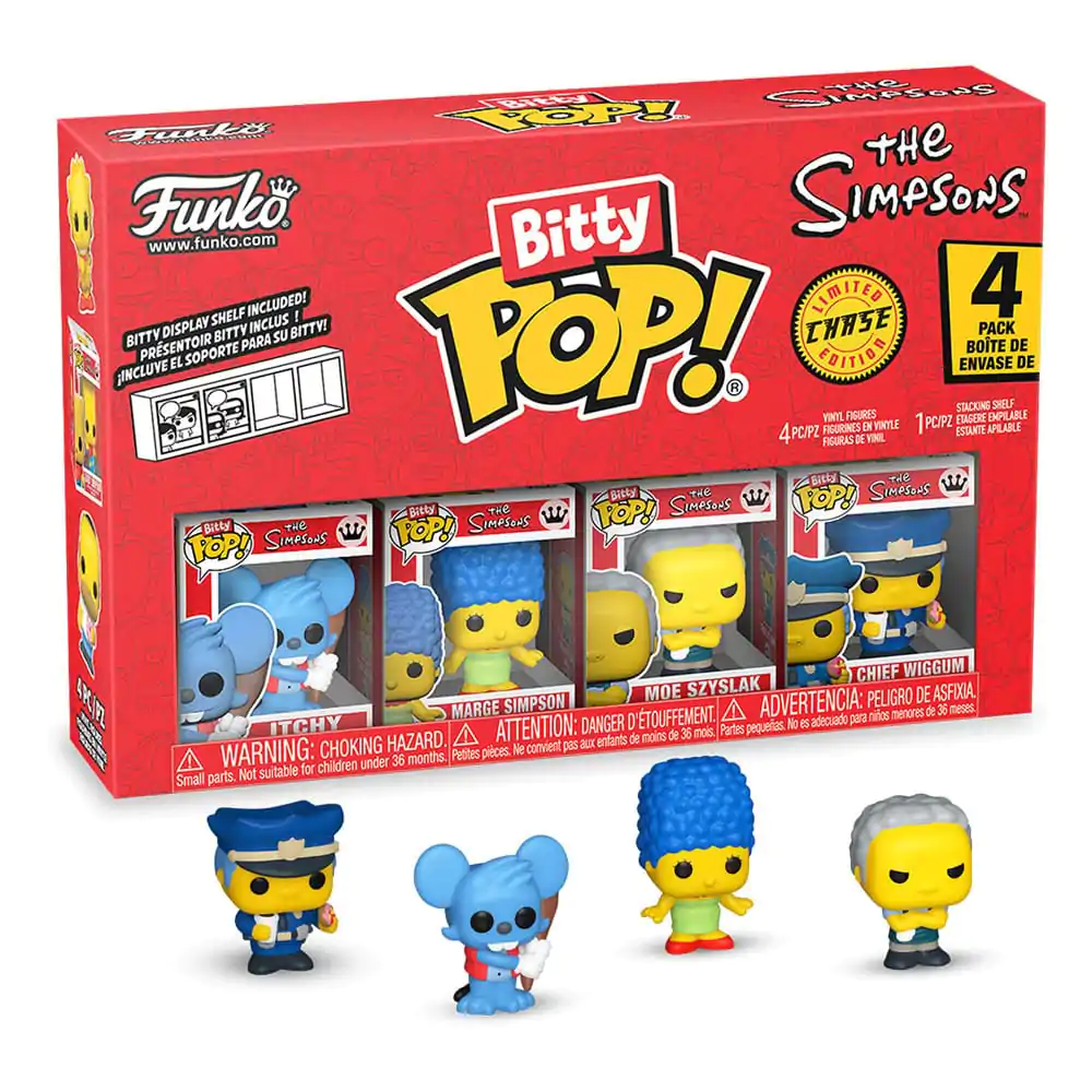 Bitty Funko POP The Simpsons Vinyl Figur 4er-Packung Itchy Produktfoto
