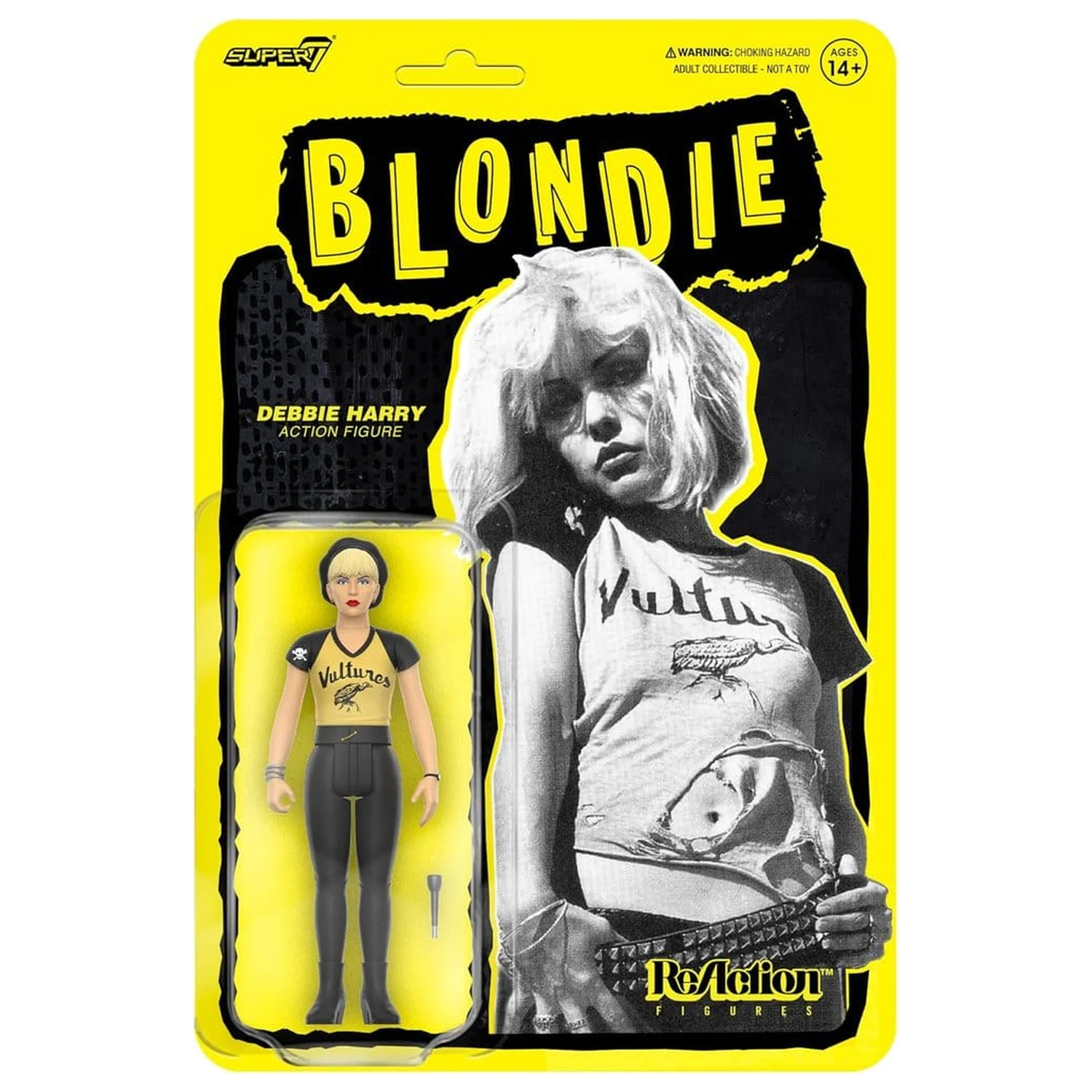 Blondie ReAction Actionfigur Wave 02 Debbie Harry Vultures Produktfoto