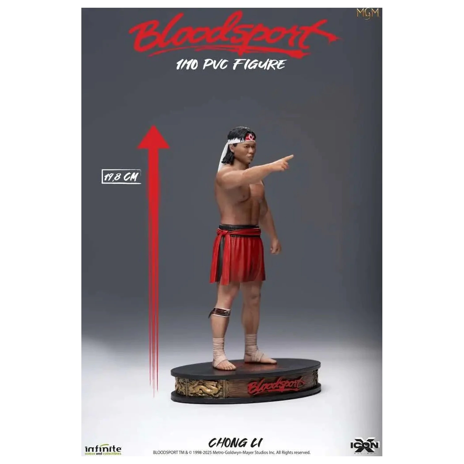 Bloodsport Chong Li Figur 1/10 Icon X 19,8cm Produktfoto