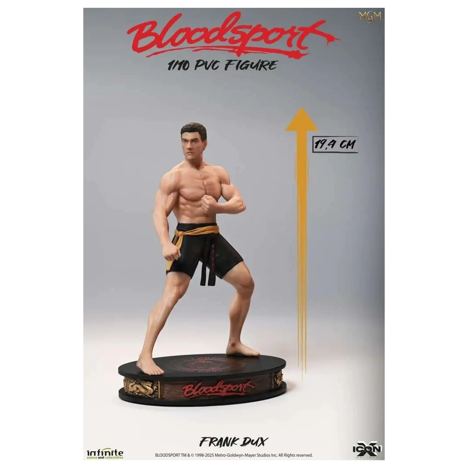 BLOODSPORT Frank Dux Figur 1/10 Icon X 19.4cm Produktfoto
