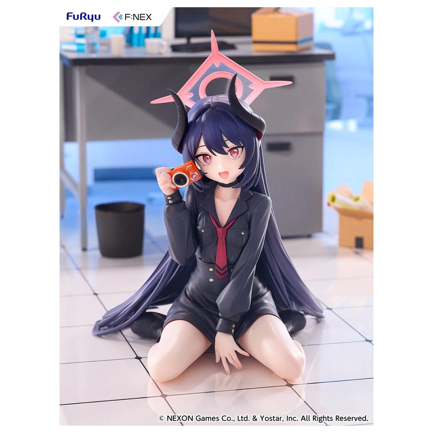 Blue Archive F:NEX PVC Figur 1/7 Chiaki Memorial lobby Ver. 38 cm Produktfoto