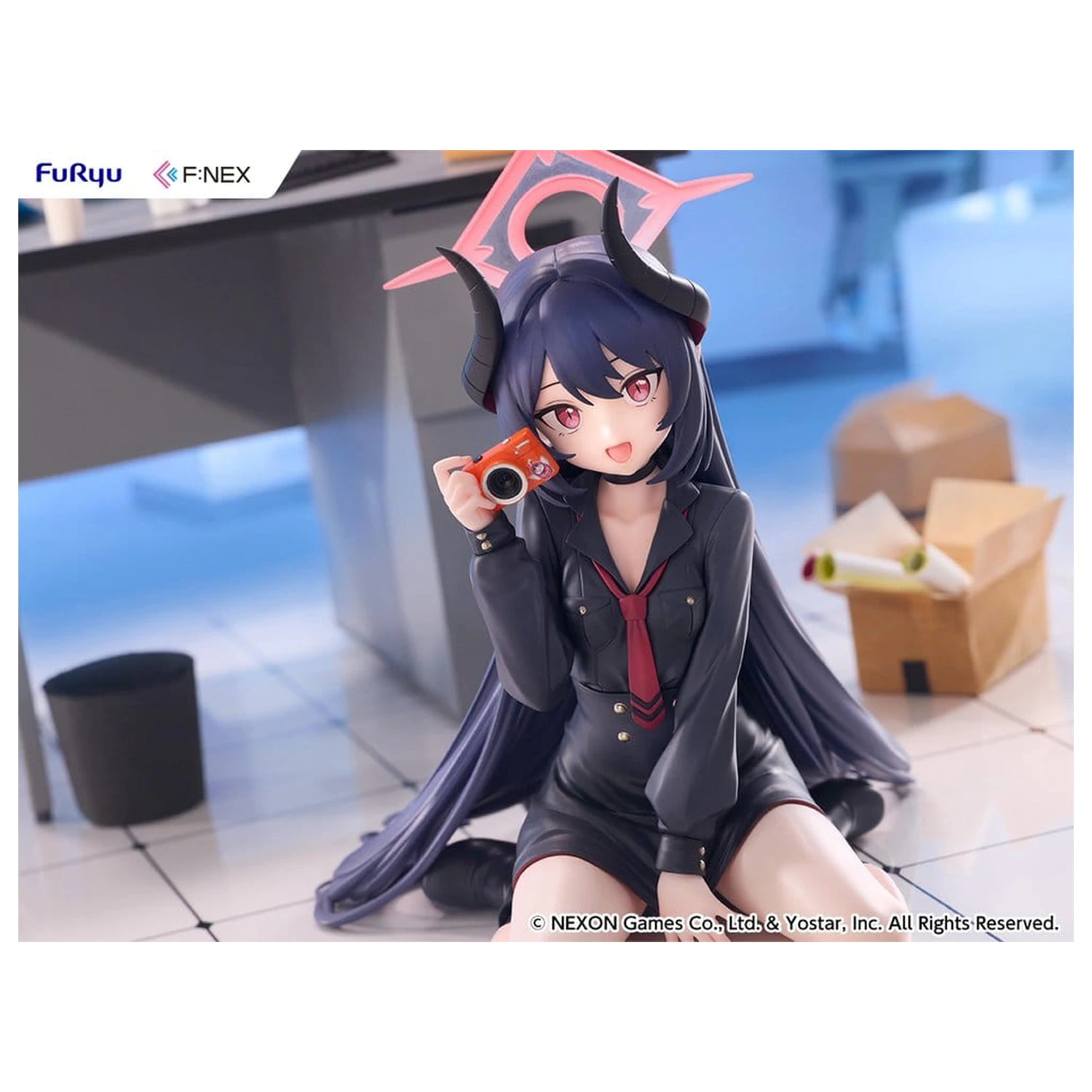 Blue Archive F:NEX PVC Figur 1/7 Chiaki Memorial lobby Ver. 38 cm Produktfoto