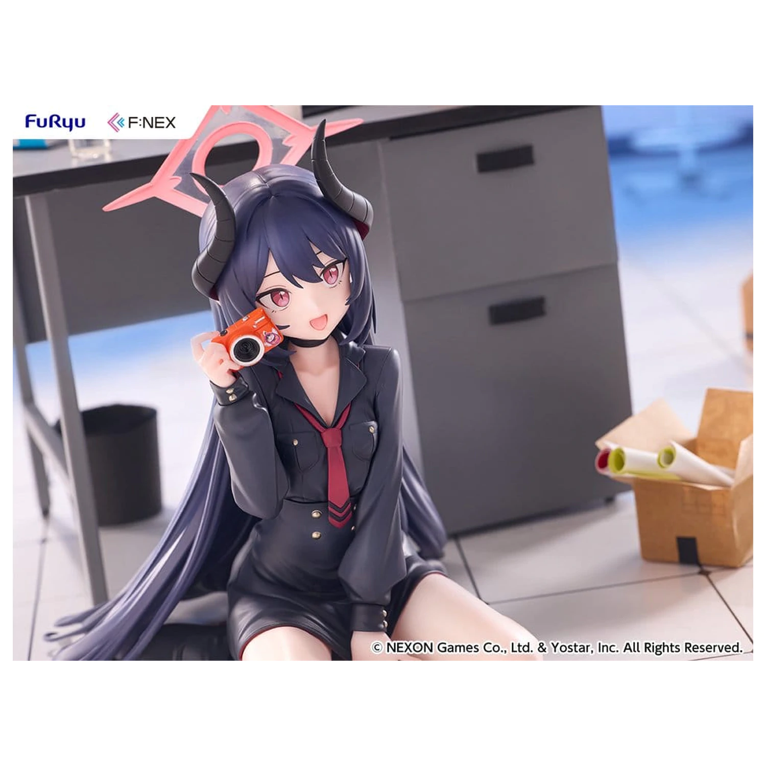 Blue Archive F:NEX PVC Figur 1/7 Chiaki Memorial lobby Ver. 38 cm Produktfoto