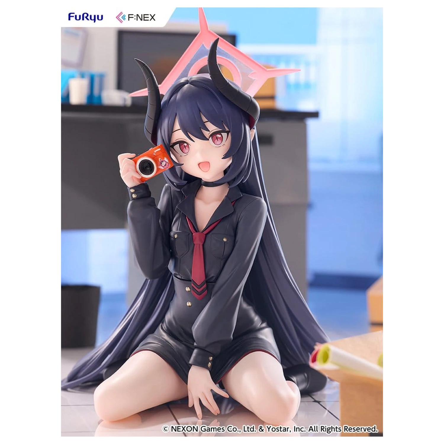 Blue Archive F:NEX PVC Figur 1/7 Chiaki Memorial lobby Ver. 38 cm Produktfoto