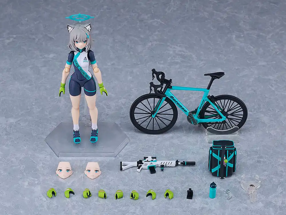 Blue Archive Figma Actionfigur Shiroko Sunaookami Cycling DX Edition 15 cm Produktfoto