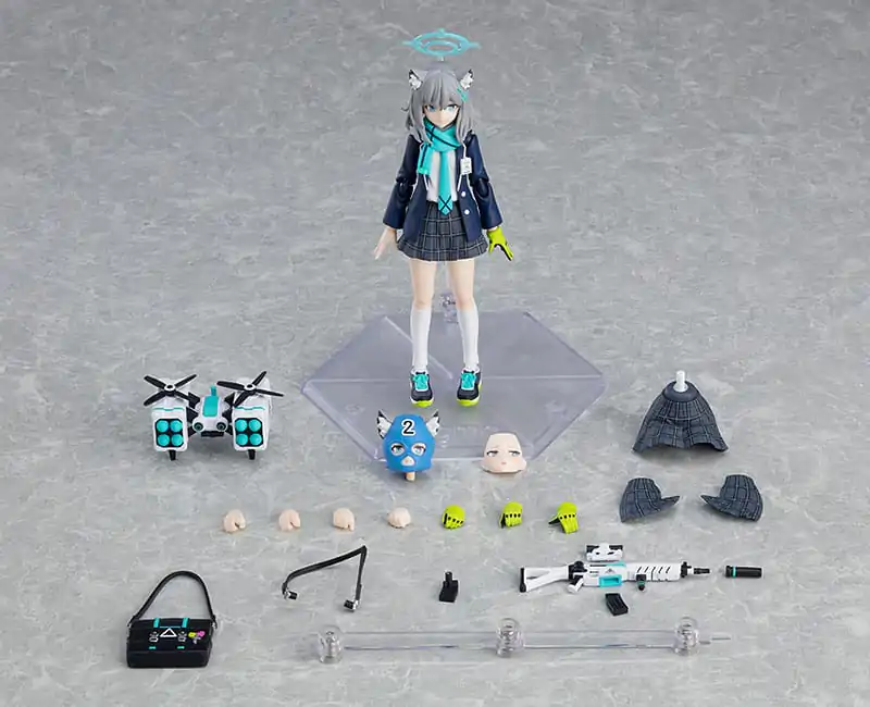 Blue Archive Figma Actionfigur Shiroko Sunaookami (re-run) 14 cm Produktfoto