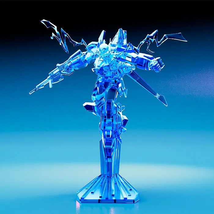 Blue Comet SPT Layzner Plastikmodellbausatzs PLAMAX MF-74 minimum factory Layzner &amp; Zakaal: V-MAX Color Ver. 7 cm Produktfoto