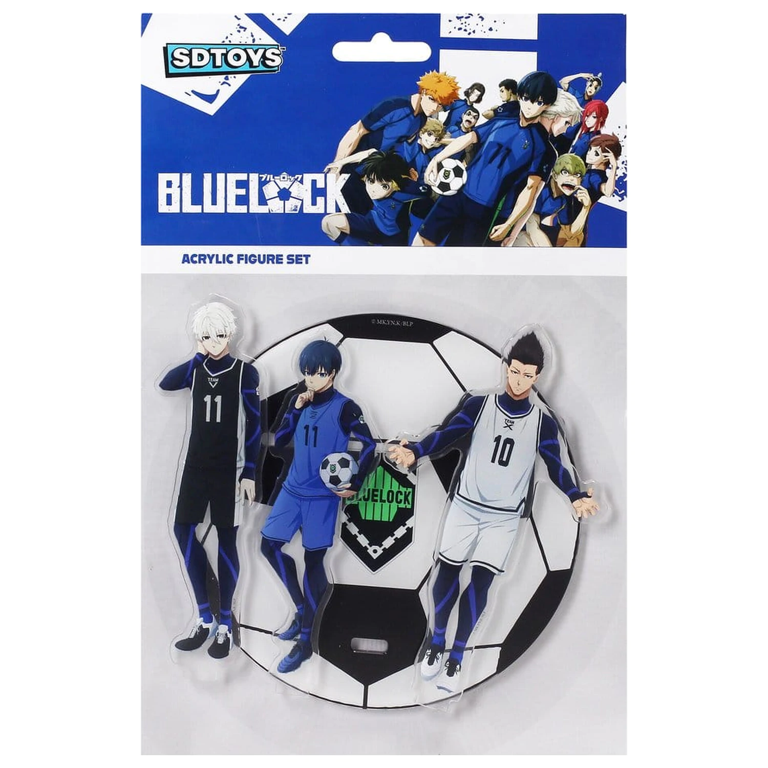 Blue Lock Acryl-Figuren Set 15 cm Produktfoto