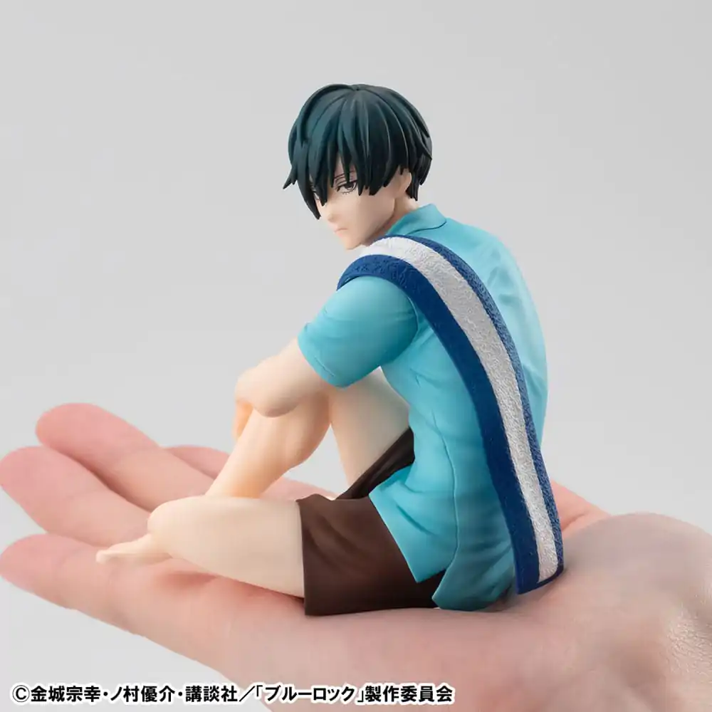 Blue Lock G.E.M. Series PVC Statue Rin Itoshi Handflächengröße 9 cm Produktfoto