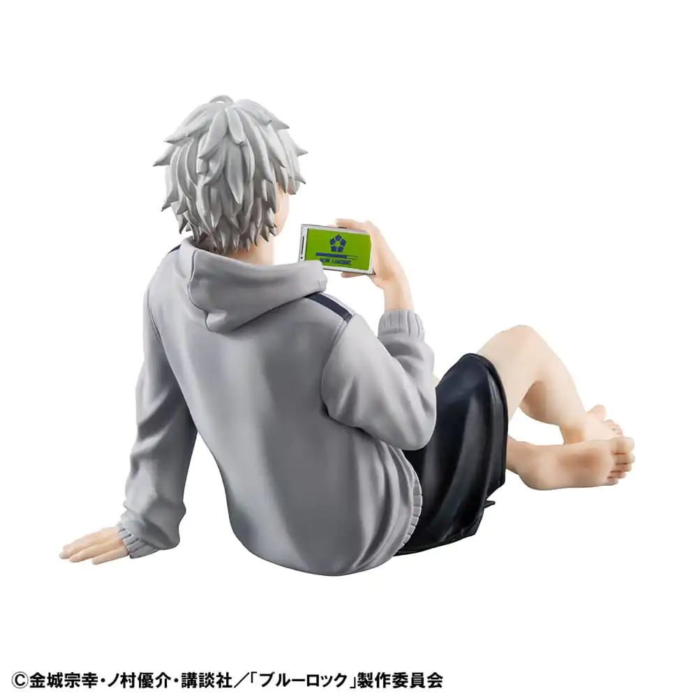 Blue Lock G.E.M. Series PVC-Statue Seishiro Nagi Repaint Ver. Handflächengröße 9 cm Produktfoto